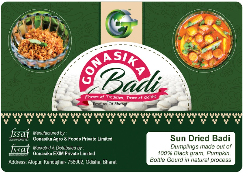 ODISHA'S FAVORITE GONASIKA PURE URAD DAL WADI (pack of 3)